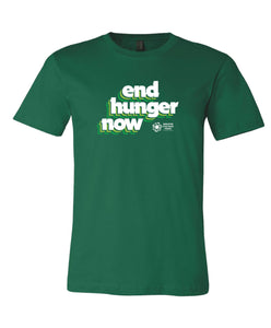 "END HUNGER NOW" ADULT TEE