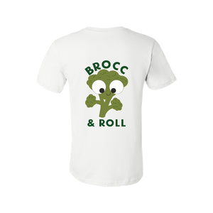 "BROCC AND ROLL" ADULT PUN TEE